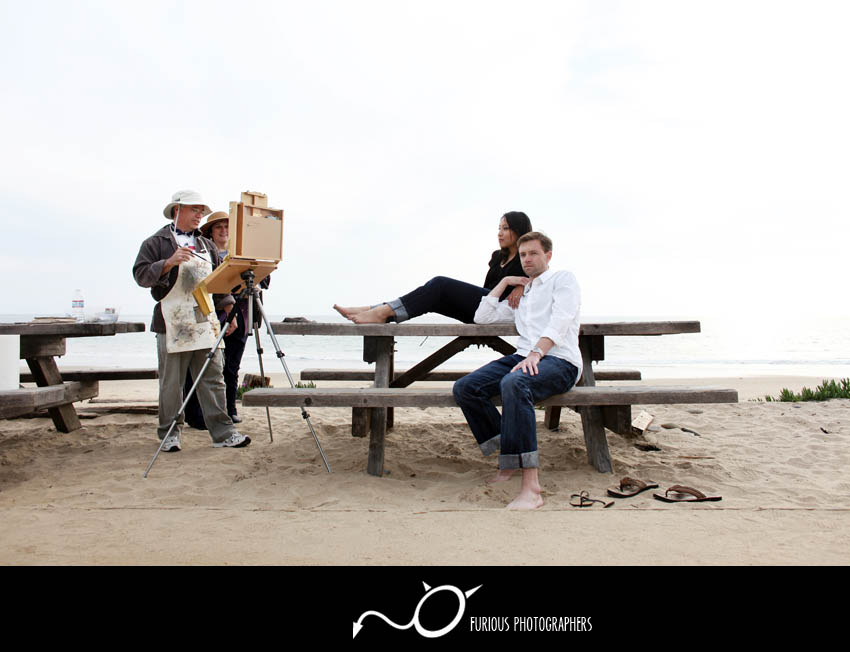 crystal cove engagement pictures