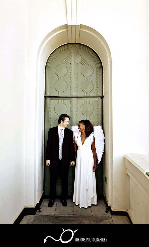 griffith observatory engagement photographs
