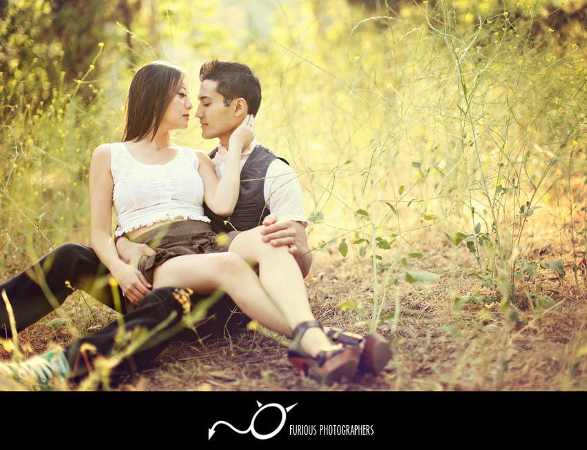 edgy los angeles engagement photography